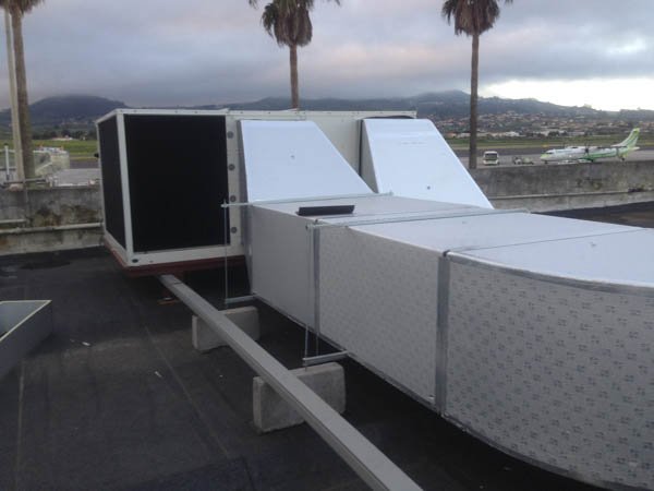 Instalación de aire acondicionado del Aeropuerto de los Rodeos Norte de Tenerife