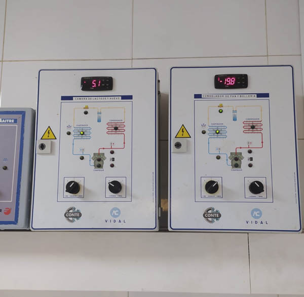 Panel eléctrico de sistemas de refrigeración