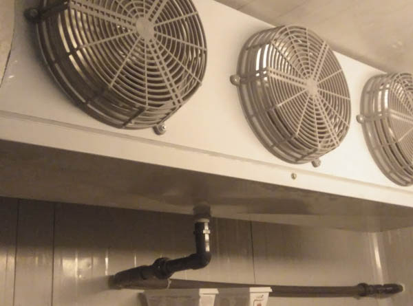 Ventiladores de refrigeración en pared
